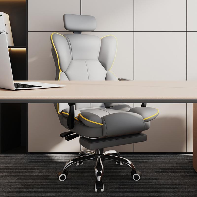 电竞椅家用久坐舒适升降旋转游戏椅主播椅可躺可逍遥老板椅电脑椅 - 图2