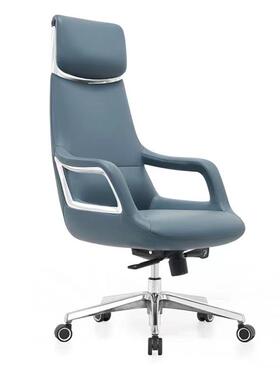 现代简约老板椅办公家用书房轻奢皮椅舒适久坐人体工学护腰大班椅