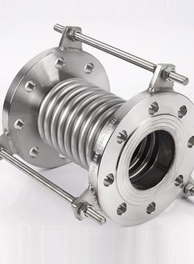 膨胀节金属波纹管法兰伸缩节管道连接304不锈钢蒸汽管波纹补偿器