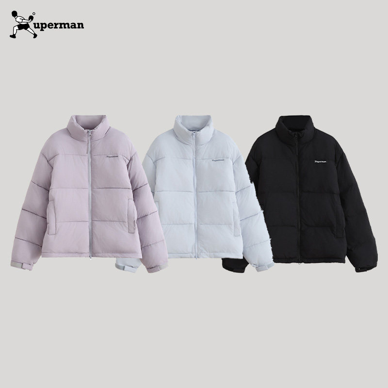 Xuperman轻量化短款立领棉服2025新款冬季防风保暖面包服外套情侣,淘宝优惠券,粉丝福利购,淘宝优惠卷