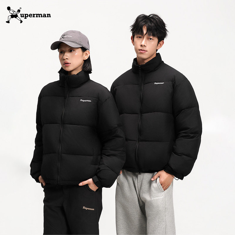 Xuperman轻量化短款立领棉服2025新款冬季防风保暖面包服外套情侣,淘宝优惠券,粉丝福利购,淘宝优惠卷