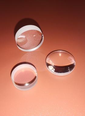 K9平凸透镜D25.4mmF50F75F100F500无镀膜