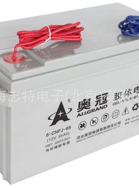 奥冠UPS蓄电池6-GFM-90太阳能蓄电池12V90AH胶体免维护蓄电池