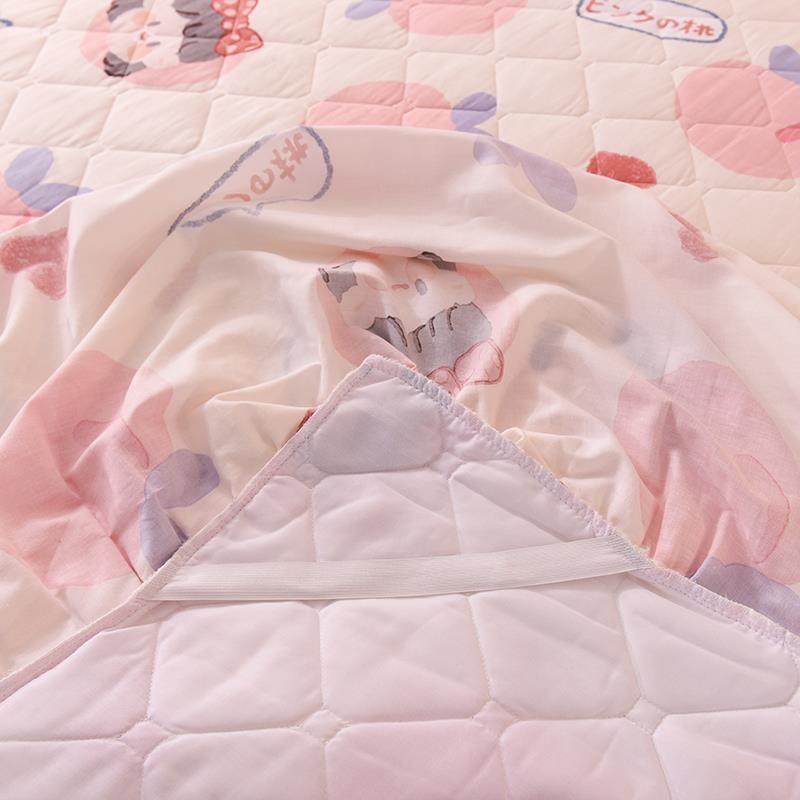 J6DA加厚夹棉床裙单件简约风花卉床罩式纯棉床罩公主风花边床,淘宝优惠券,粉丝福利购,淘宝优惠卷