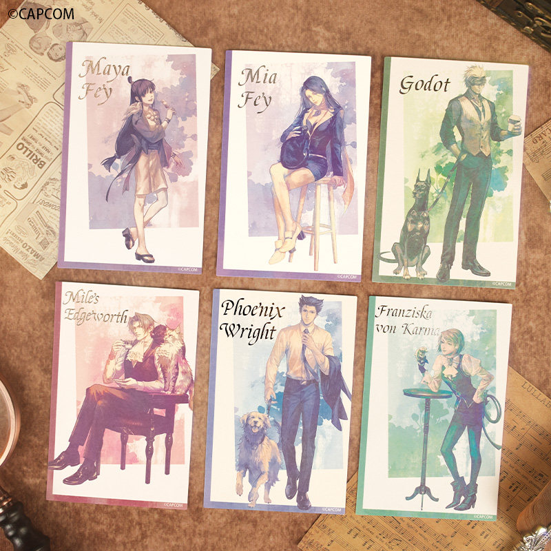 现货 谷子熊出品 逆转裁判 动物系列 徽章明信片套组 周边,淘宝优惠券,粉丝福利购,淘宝优惠卷