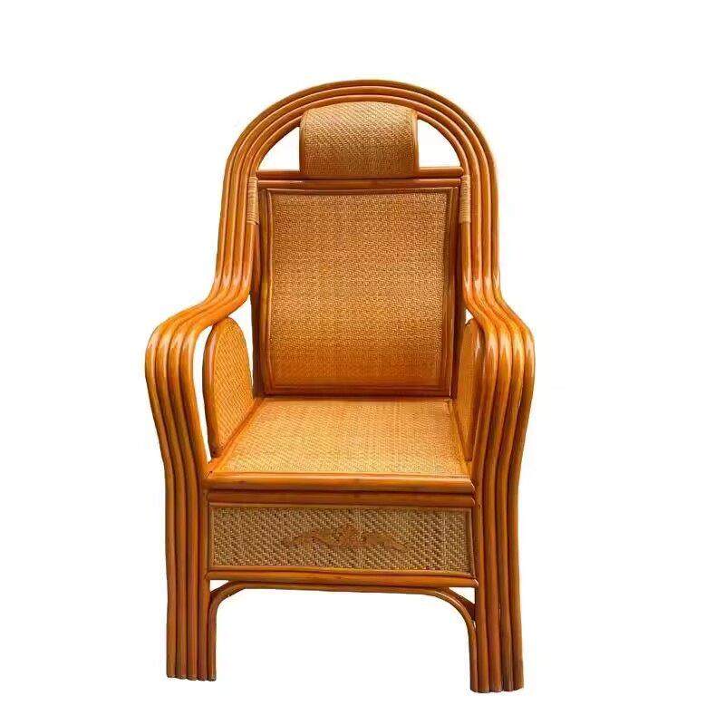 天然真藤椅休闲阳台单人老人高靠背藤编家用客厅椅子办公电脑滕椅,淘宝优惠券,粉丝福利购,淘宝优惠卷