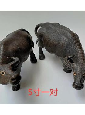 包邮石湾公仔陶瓷家居装饰摆件十二生肖纯手工餐厅柜台配套动物牛