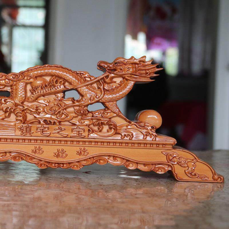 肥城桃木剑架剑座实木龙座双面底座木雕摆件横式剑托支架托架,淘宝优惠券,粉丝福利购,淘宝优惠卷