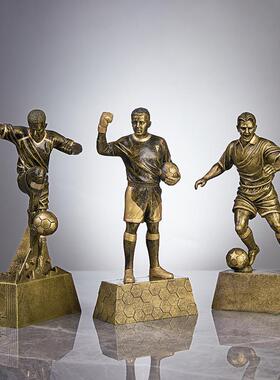 新足桌球模型DQW摆件篮球杯人物雕塑酒柜办公室面装饰品奖树工脂