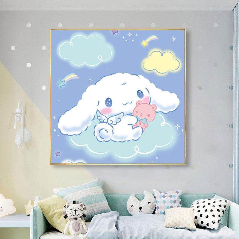 玉桂狗钻石画卡通儿童手工diy十字绣卧室钻石贴画狗钻石绣满钻5d,淘宝优惠券,粉丝福利购,淘宝优惠卷