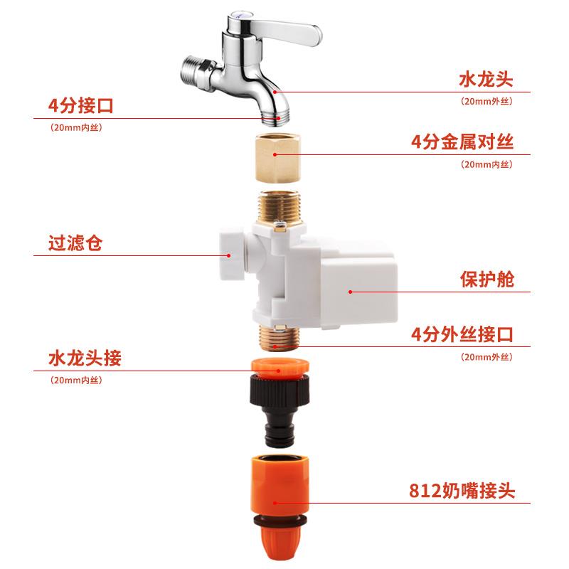 花园自动浇花器手机远程控制水管浇水电磁阀智能定时水阀开关系统 - 图0