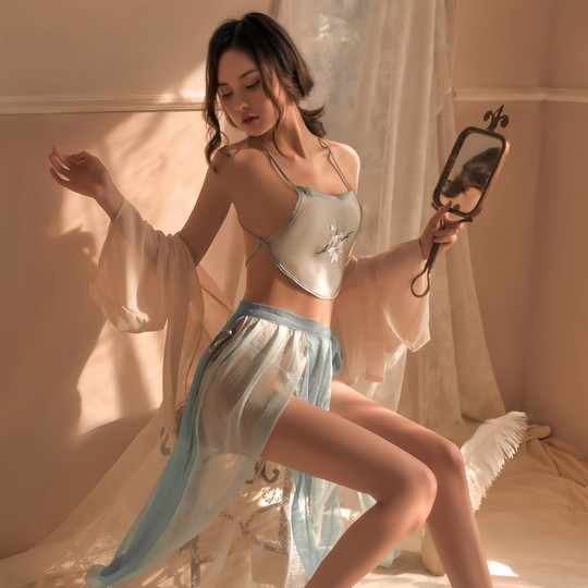 趣味大尺度古风汉服性感女款内衣禁欲系情感悄趣纯欲睡衣晴趣火辣