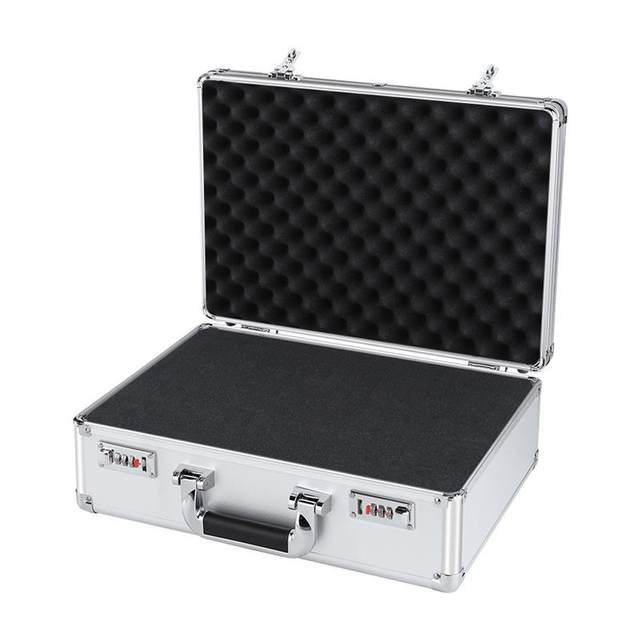 DIY tool box aluminum alloy multi-functional suitcase hardware equipment instrument box insurance storage aluminum box household use