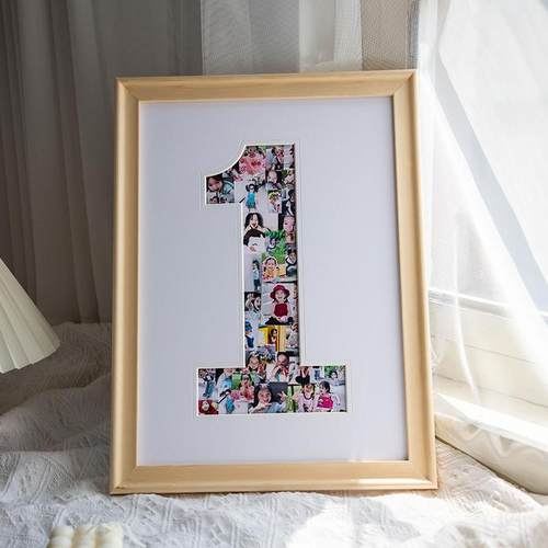 一周岁12456789纪念相框周岁相框数字相框周岁宝宝生日成长记录 - 图1