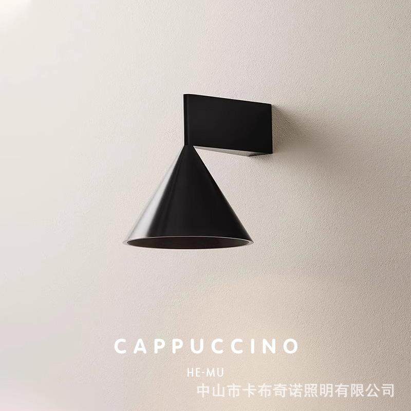 意式极简卧室床头壁灯新款圆锥几何简约设计师高级感背景墙过道灯,淘宝优惠券,粉丝福利购,淘宝优惠卷