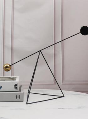 现代简约平衡艺术品摆设酒店售楼处玄关样版房客厅软装饰品摆件