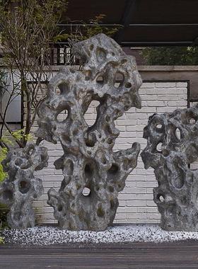 仿真太湖石假山摆件造景观石头落地户外装饰枯景中式庭院花园布置