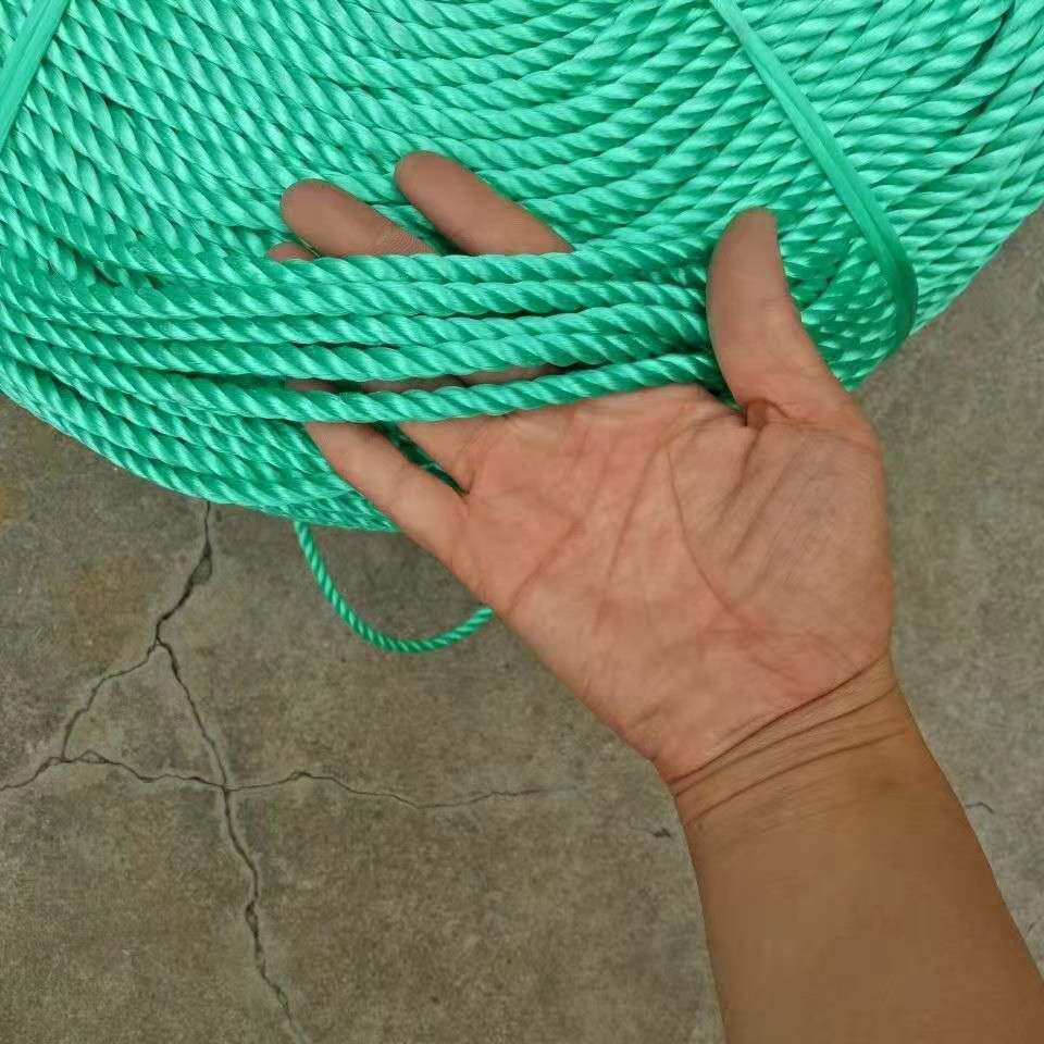 货车专用捆绑绳绿色呢绒绳聚乙烯绳捆绳网绳结实拉绳 - 图1