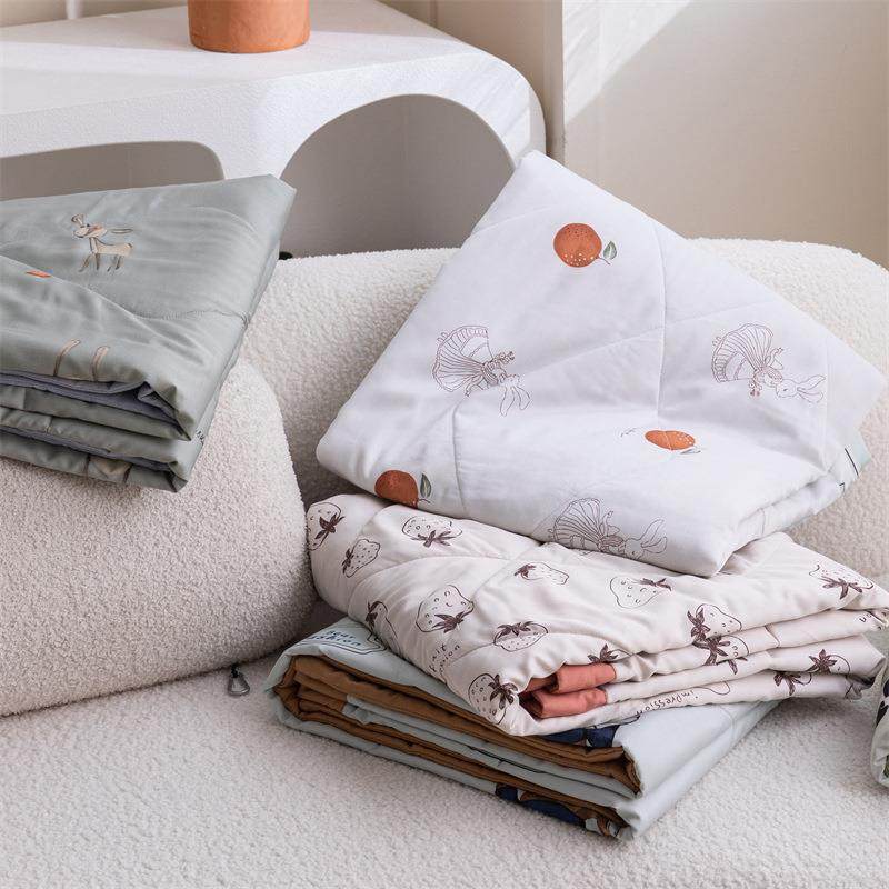 厂家直销儿童天丝夏被印花桑蚕丝夏凉被空调被,淘宝优惠券,粉丝福利购,淘宝优惠卷