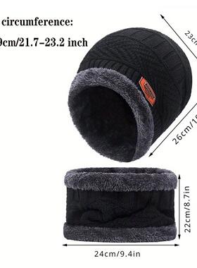 2pcs+1 pair Winter Warm Velvet Hat Scarf Gloves Set Winter H
