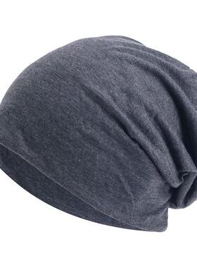 Beanie Hat for Women Man Autumn Winter Elastic Casual Solid