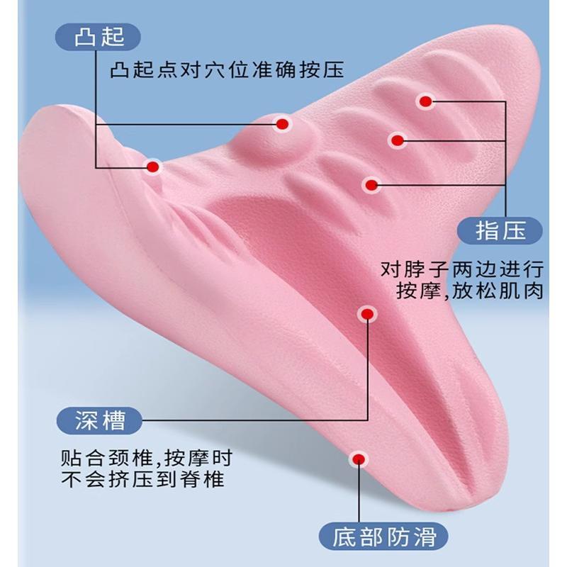 颈椎牵引器医用枕头颈托医疗护颈椎病专用治疗睡觉按摩矫正器家用 - 图0