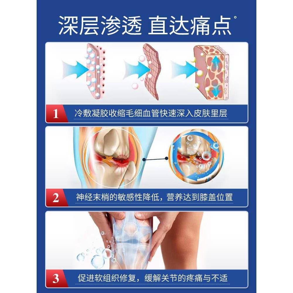 李时珍膝盖部位型冷敷凝胶喷雾剂风湿类关节疼痛半月板损伤贴膏 - 图0