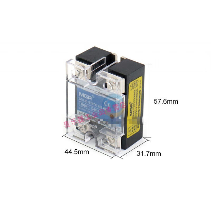 单相固态继电器SSRMGR-1D488080A直流控制交流DC-DA继电器+散热器 - 图3