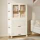 Simple clothes, no installation storage cabinet, children's cabinet, home cabinet, living room, bedroom, easy room, large capacity, dustproof 2940-296 clothes