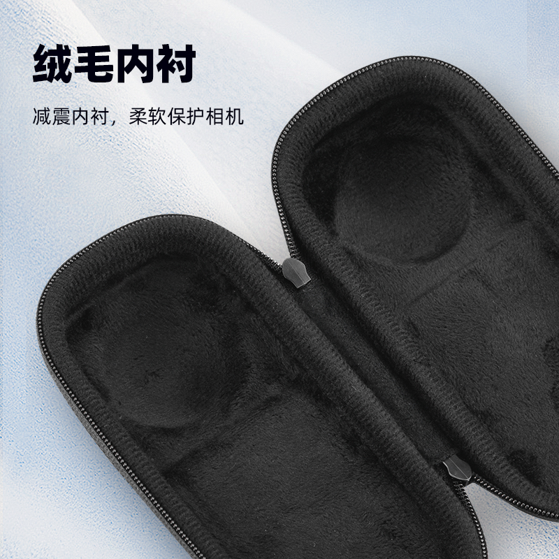 适用影石Insta360 X5收纳包便携单机包全景运动相机Insta360 X4 Air防摔保护盒机身包出行迷你小包配件 - 图0