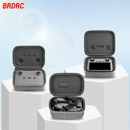 BRDRC适用大疆Mini5Pro无人机收纳包迷你保护盒便携单机包遥控器手提包配件 - 图0