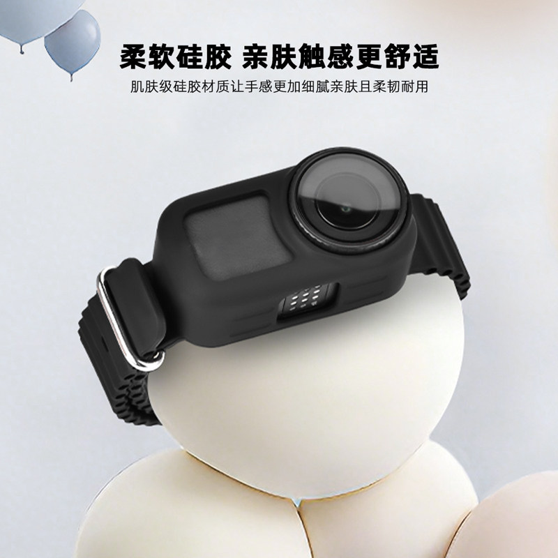 Flymile适用大疆Osmo Nano手腕带多功能拓展框拇指运动相机宠物项圈挂脖Vlog第一视角拍摄绑带束紧带配件,淘宝优惠券,粉丝福利购,淘宝优惠卷