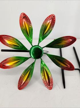 景观工艺品旋转风车 田园插件庭院户外花园公园装饰金属工艺摆件