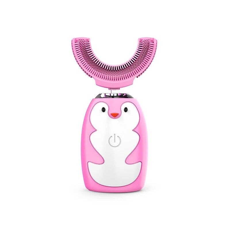 艾诗摩尔儿童智能电动牙刷语音播报U型软毛刷头多功能家用便携