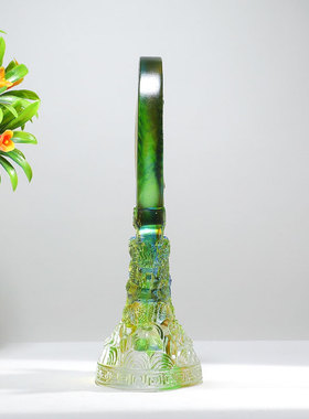 速发琉璃准提镜藏传密宗用佛宝家用品教镜佛前摆件供具准提佛母像