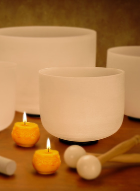 速发专业水晶颂钵全套钵音静磬瑜伽冥想放音松疗碗心spa标准音麦