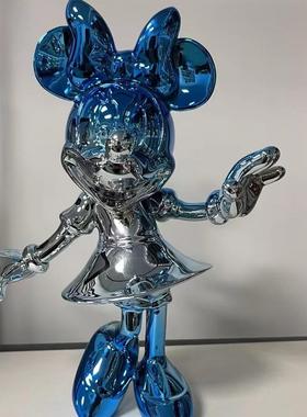 创意轻奢网红迎宾米奇米妮公仔潮流摆件儿童房卡通客厅店面装饰品