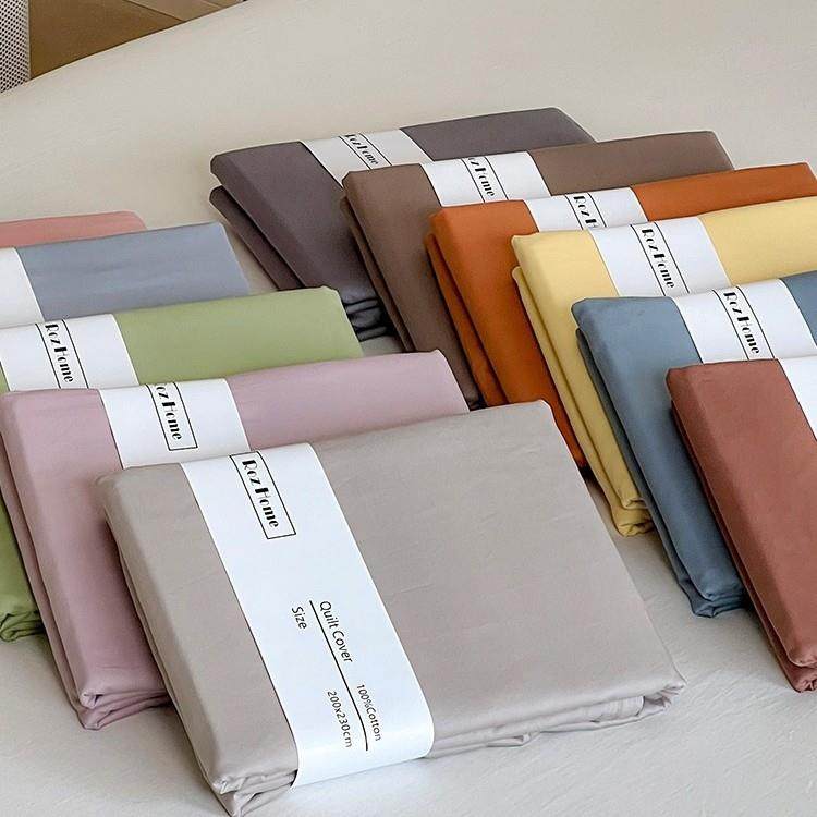 新款全棉水洗100纯色纯棉春单品简约单床单床笠被套床上用品,淘宝优惠券,粉丝福利购,淘宝优惠卷