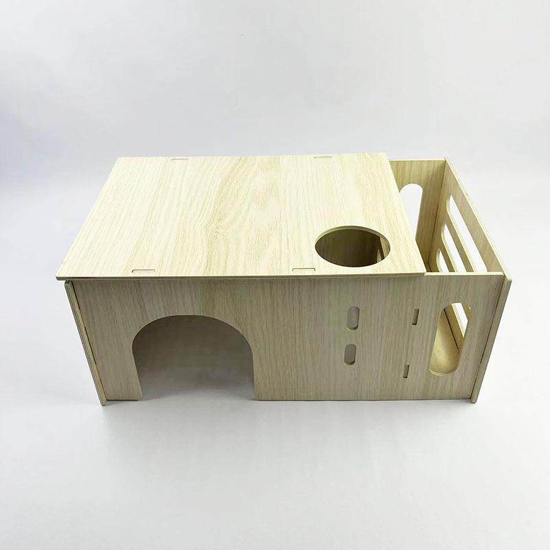 龙猫实木木窝兔子豚鼠草架多功能荷兰猪木屋躲避房屋宠物窝,淘宝优惠券,粉丝福利购,淘宝优惠卷
