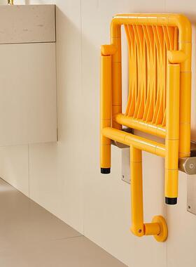 浴室折叠凳淋浴座椅卫生间老人防滑墙壁挂洗澡无障碍残疾人坐凳子