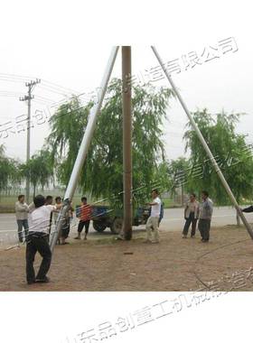 三脚架电线杆立杆机钢绞线起吊人字扶杆机铝合金框式抱杆机
