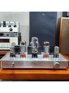 老陈胆机El34单端手工搭棚纯胆机hifi发烧音响电子管功放