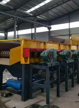 移动式泥石分离机泥夹石多级联动滚轴筛填埋场生活垃圾筛分设备