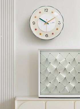 wozoom屋准现代简约挂钟客厅2024新款餐厅大气创意时钟表挂墙