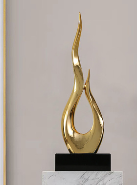 节节高升摆件办公室居家玄关酒柜电视柜客厅现代轻奢工艺品软装饰