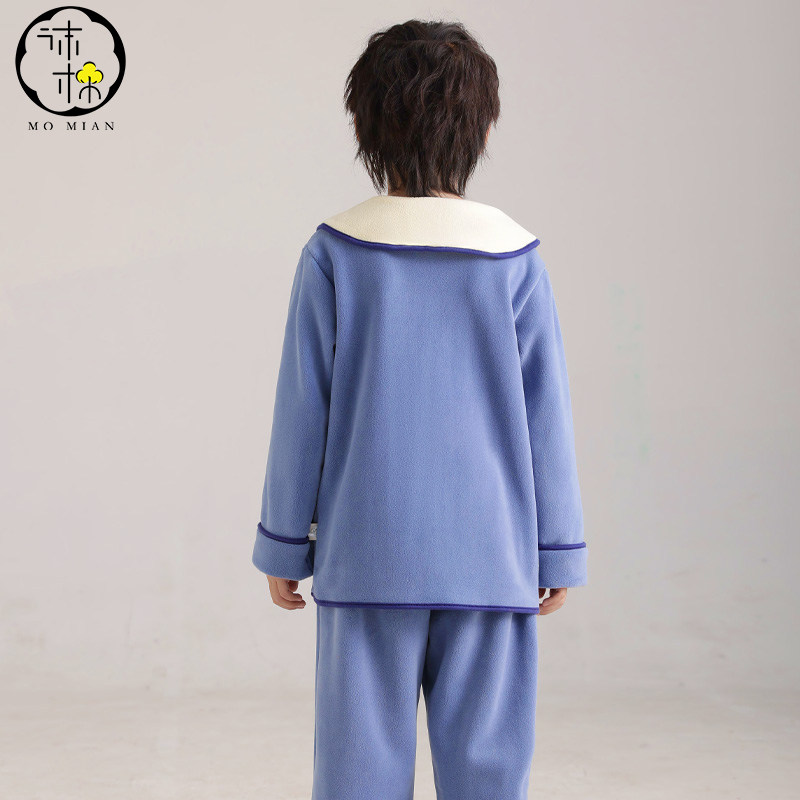 儿童摇粒绒秋冬季男童女童保暖家居服秋衣秋裤居家可外穿睡衣,淘宝优惠券,粉丝福利购,淘宝优惠卷