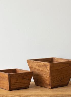 老榆木斗老旧斗日进斗金仿古米斗开张婚庆祝福礼品包邮