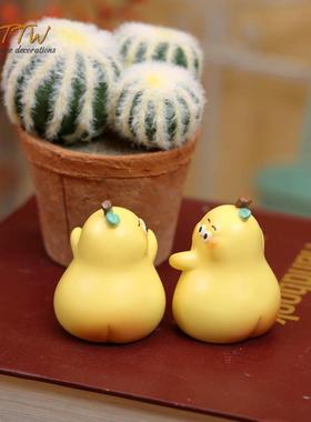 网红款不梨不弃可爱摆件创意情侣可爱公仔桌面装饰家居办工桌礼品