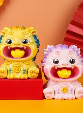 招财貔貅转转乐可爱吞金兽创意家居桌面装饰摆件解压把玩儿童礼品