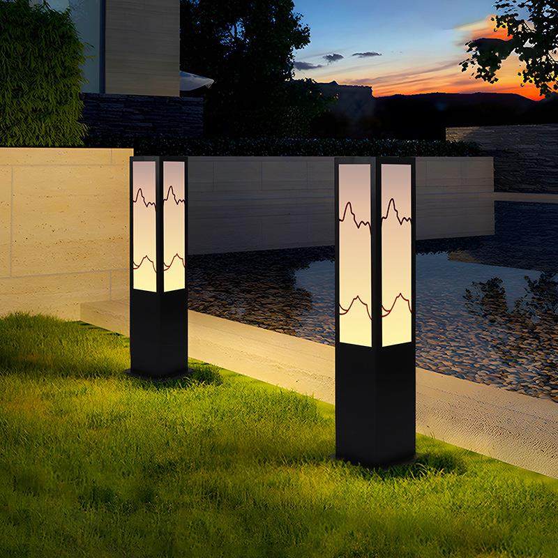 户外太阳能草坪灯简约现代庭院灯家用别墅路灯防水草地花园景观灯,淘宝优惠券,粉丝福利购,淘宝优惠卷